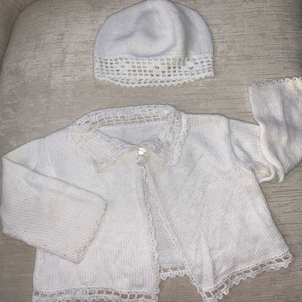 Handmade sweater with hat